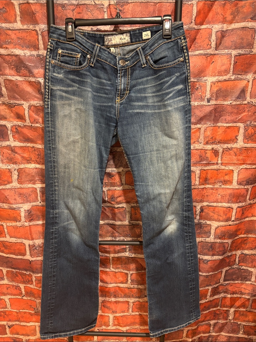 BKE Women's Kate Blue Bootcut Jeans
